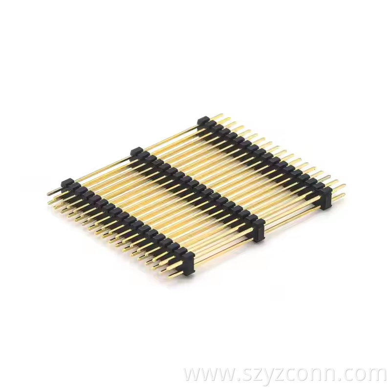 2.0mm Pitch Pin Header Connector Dual Row Threes plastic Straight SQ0.5mm H2.0mm 218P L=44mm (2) 2.0mm Pitch Pin Header Connector Dual Row Threes plastic Straight SQ0.5mm H2.0mm 218P L=44mm (2)